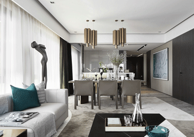 聚通裝潢設(shè)計案例-蘇州姑蘇尚城136㎡現(xiàn)代風(fēng)格